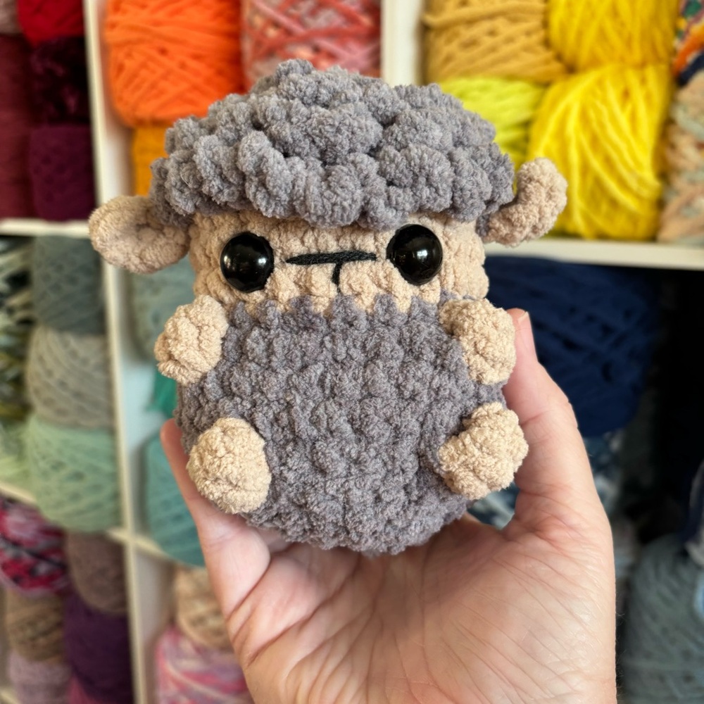 Handmade Crochet mini sheep plush